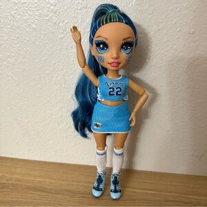 Rainbow High Cheer Squad Skyler Bradshaw Baby Blue Fashion Doll Cheerleader